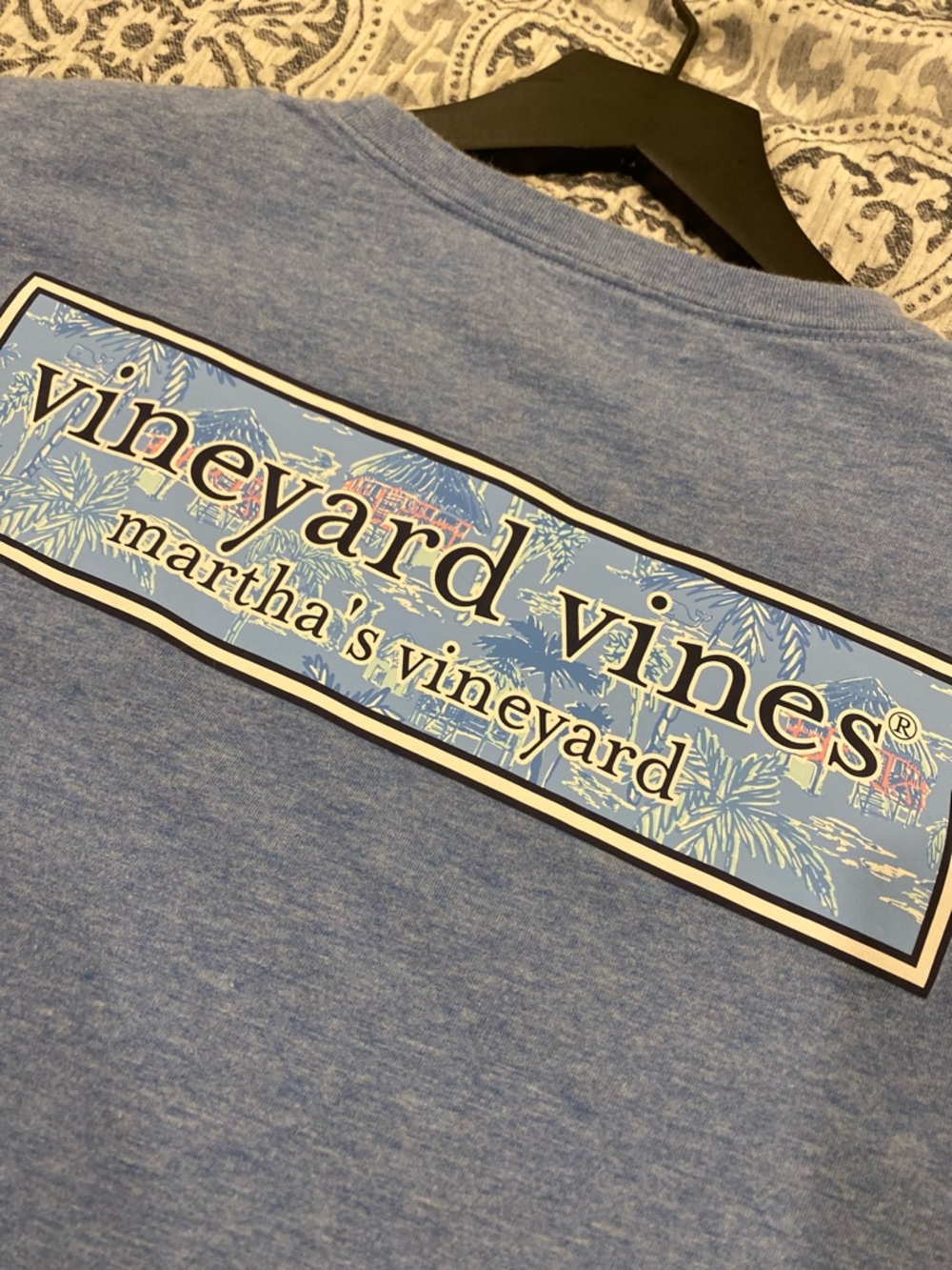 2 Vineyard Vines Martha’s Vineyard M and Whale Football Long Sleeve Lg.